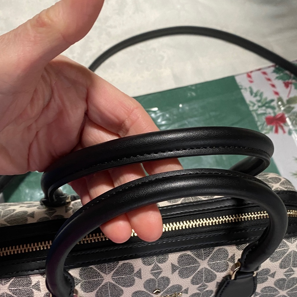 Kate Spade Black and Cream Satchel - Picture 6 of 10